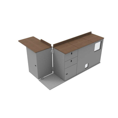 Renault Trafic 2014-on SWB & LWB Campervan Swivel Low-Level Unit with Removable Pod – flat pack campervan furniture kit