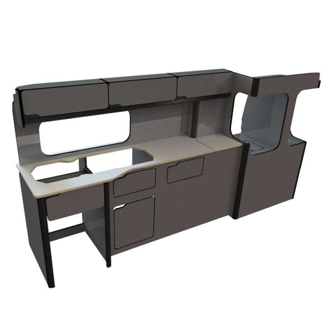 Mercedes Vito 2014-on LWB Campervan Kitchen Unit – flat pack campervan furniture kit