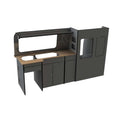 Ford Transit Custom pre-2023 SWB Campervan Kitchen Unit – Design B – flat pack campervan furniture kit