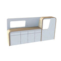 VW Transporter T5 / T6 / T6.1 LWB Campervan Curved Kitchen Unit – flat pack campervan furniture kit