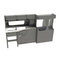 Ford Transit Custom pre-2023 SWB Campervan Kitchen Unit – Design A – flat pack campervan furniture kit