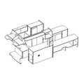 VW Crafter 2017-on LWB Campervan Full Conversion Furniture Kit – Elevating or Fixed Bed – flat pack campervan furniture kit