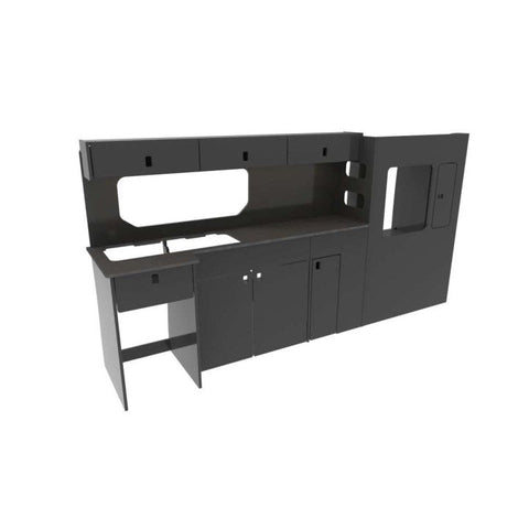 Renault Trafic 2014-on LWB Campervan Slimline Kitchen Unit – flat pack campervan furniture kit